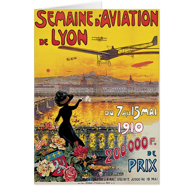 Vintage Travel, Airplanes Air Show, Lyon, France (Devant)
