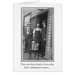 Vintage - Trois sortes d'hommes