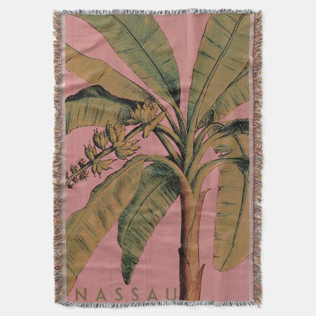 Vintage tropicale Bahamas Jeter la couverture (devant Vertical)