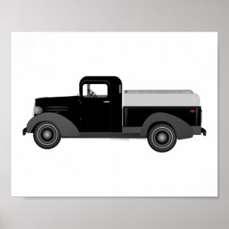 Vintage Truck Kids Décor Imprimer Poster