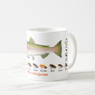 Vintage truite colorée Volée Pêche mouche Mug