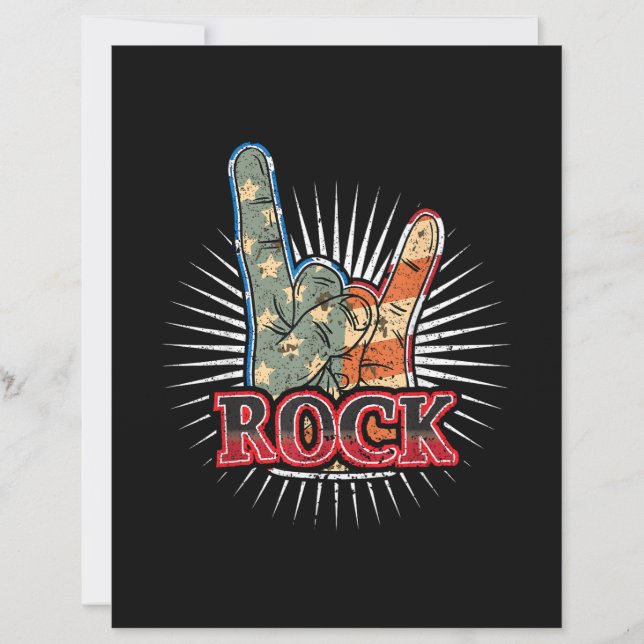 Vintage USA Rock - Band Concert Poster 70s 80s (Devant)