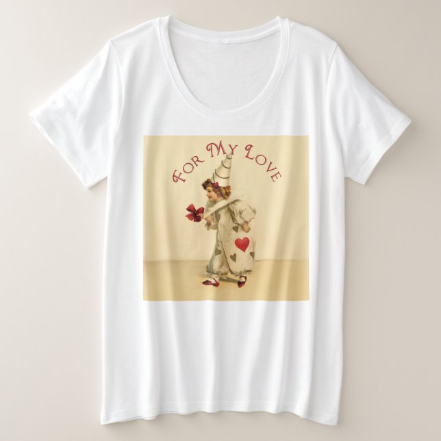 Vintage Valentine Clown Be My Love (Design devant)