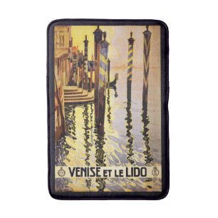 Vintage Venice Italie Voyage Poster tapis de bain