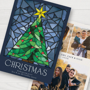 Vintage Verre Trait Joyeux Joyeux Jours de Vacance