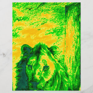 Vintage vert Lion simba Hakunamatata Simba Marara