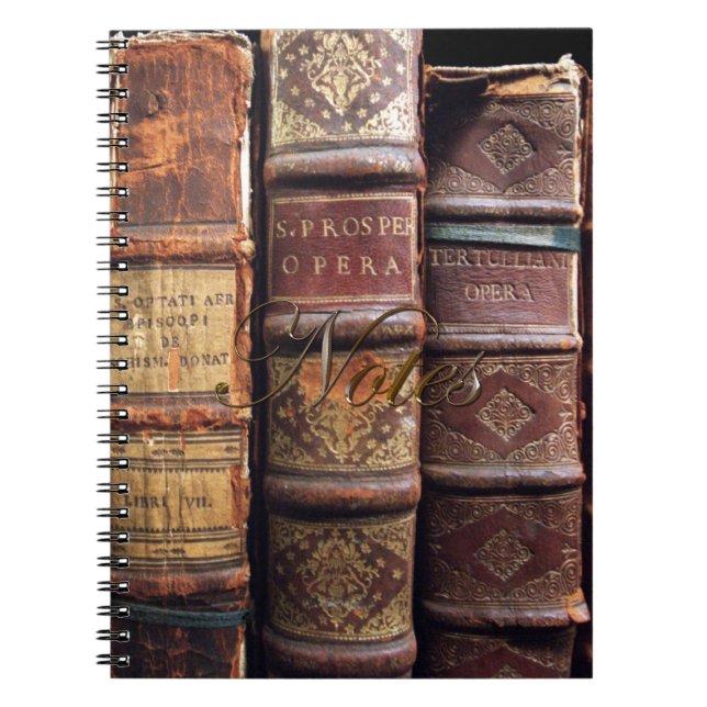 Vintage Victorian Steampunk Old Books Carnet (Devant)