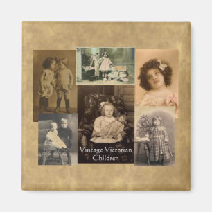 Vintage Victorien Enfants Collections Frigo Magnet