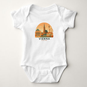 Vintage Vienne Autriche Body bébé – Rétro Ville