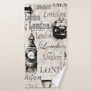 Vintage vieux journal papier Londres collet grunge