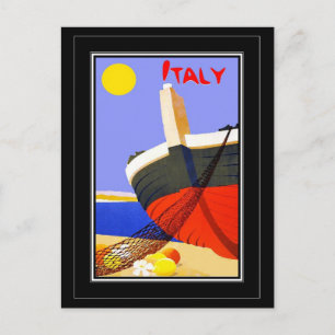 Vintage voyage de carte postale Italie