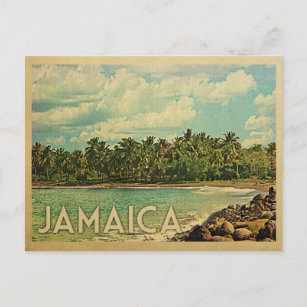 Vintage voyage de carte postale Jamaïque