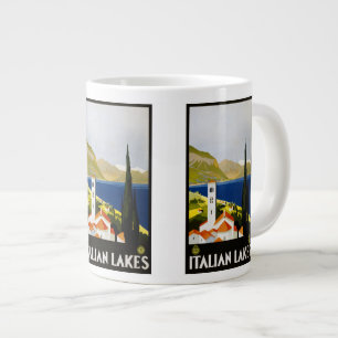 Vintage voyage Italien Lacs Italie tasses