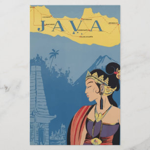 Vintage voyage Java Indonésie