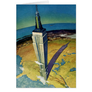 Vintage voyage New York City Empire State Building