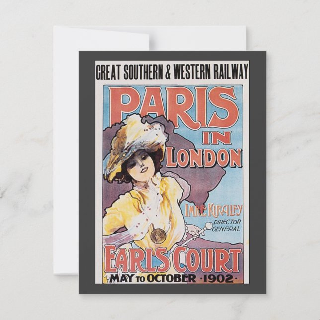 Vintage voyage, Paris à Londres (Devant)