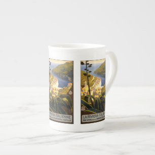 Vintage voyage Riviera italienne Italie tasses