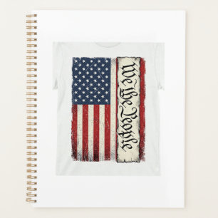 Vintage We the People Drapeau Chemise de Conceptio