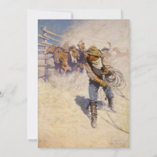 Vintage Western Cowboys, In the Corral par NC Wyet