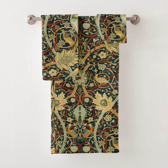 Vintage William Morris Bullerswood Carpet (En situation)