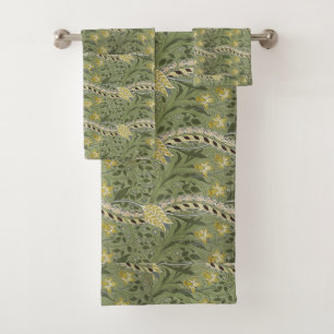 Vintage William Morris Daffodil Floral Jaune