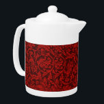 Vintage William Morris Oiseaux rouges Fruits de fe<br><div class="desc">Embellisant ce produit est un fond d'écran créé par William Morris (1834 - 1896),  concepteur et fabricant britannique du 19e siècle. Le motif est décoré dans un style tout en longueur,  avec des branches de feuillage et de fruits.</div>