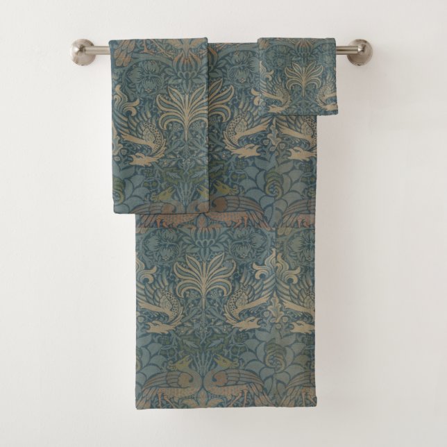 Vintage William Morris Peacock et Dragon (En situation)