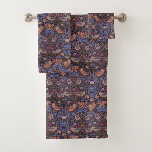 Vintage William Morris Strawberry Thief (En situation)