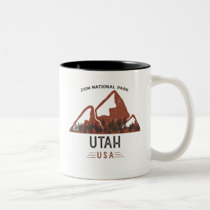 Vintage Zion National Park Utah Coffee Mug