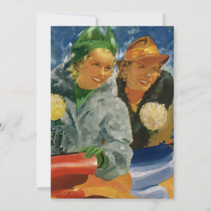 Vintages meilleurs amis ! Élégantes et élégantes f