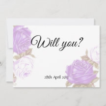 Vintages Roses évanouis Seras-tu ma carte de demoi