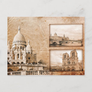 Vintages souvenirs de Paris Carte postale