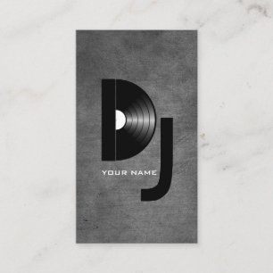 Vinyl DJ Carte de visite