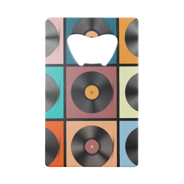 Vinyl records : retro LP set. (Devant)