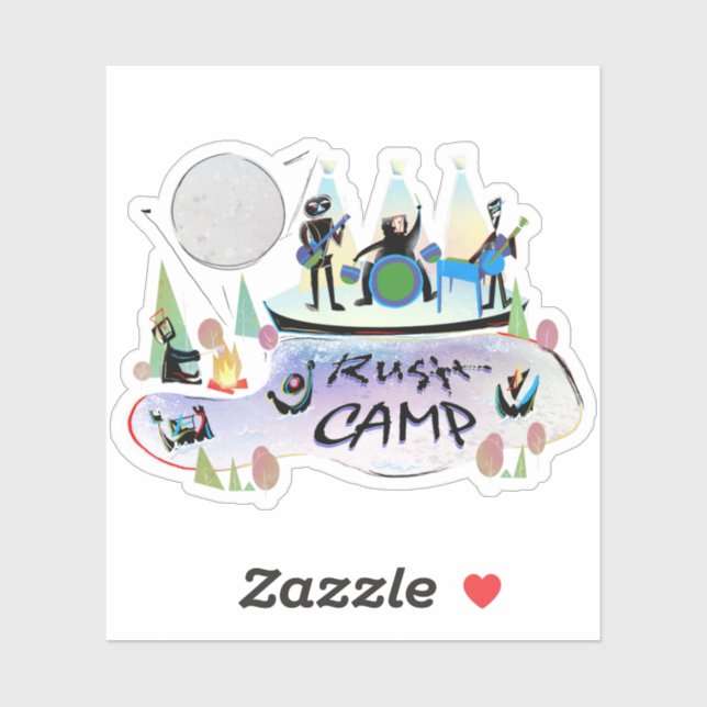 Vinyl Sticker RushCamp! (Feuille)