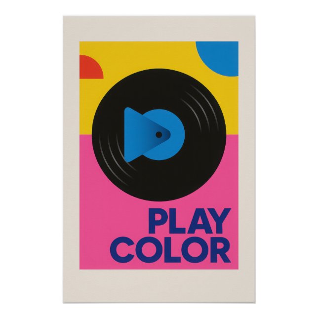 Vinyle - Play - Poster (Devant)