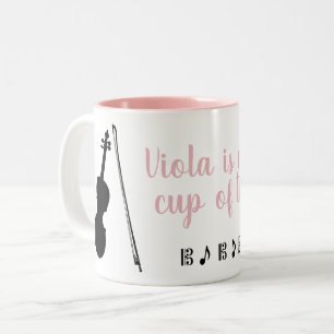 Viola est ma coupe de thé (rose) Mug