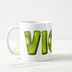 Viola Nom Kiwi Style Tasse Teetasse Café