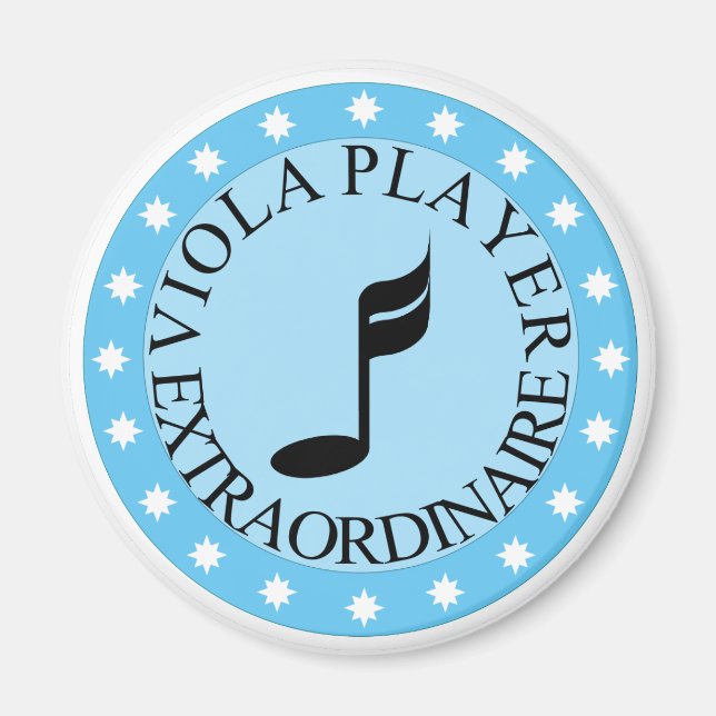 Viola Player Magnet (Devant)