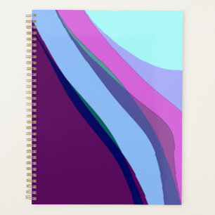 Violet Abstrait Art 308