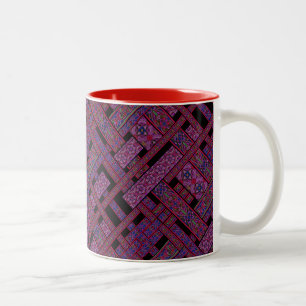 Violet Aurora en verre tendu Mug