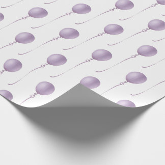 Violet balloon Gift Wrapping Paper - Papier cadeau