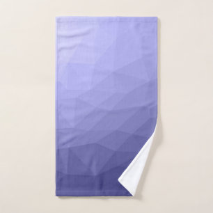 Violet bleu maille foncé motif géométrique