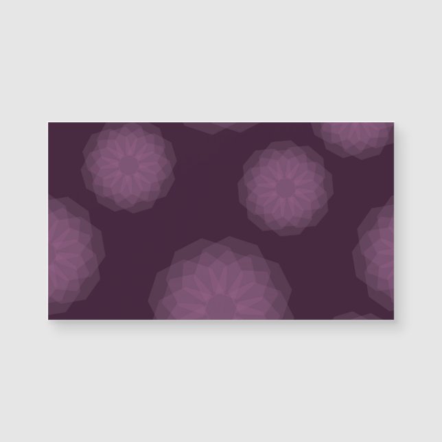 Violet, cool, tendance moderne simple floral abstr (Devant)