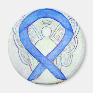 Violet de sensibilisation Ruban Angel Magnets d'ar