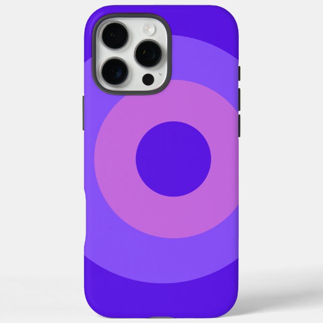 Violet Elegant Apple iPhone 15 Pro Max Coque (Verso)