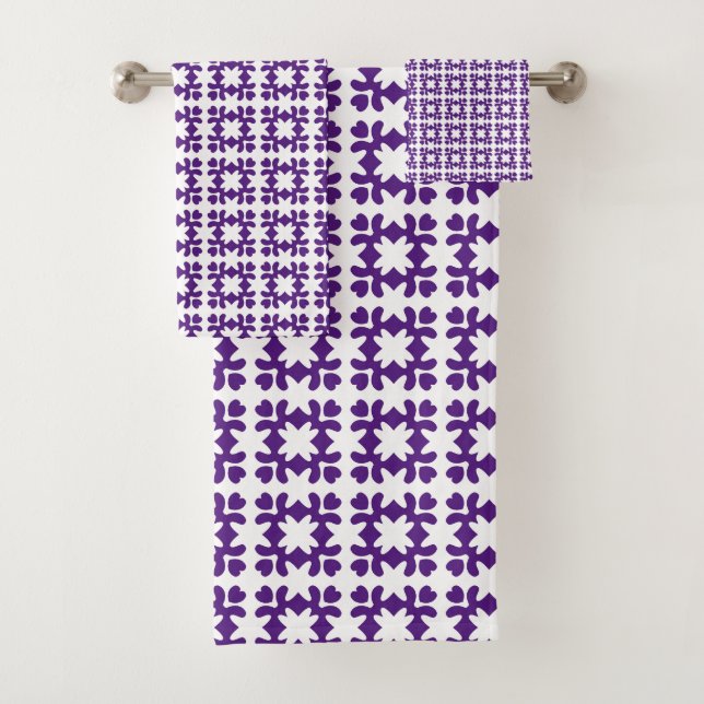 Violet et blanc (En situation)