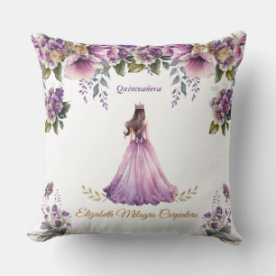 Violet Lilac Quinceañera Coussin