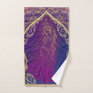 Violet & Or Marocain du ventre Arabe Danser Glam