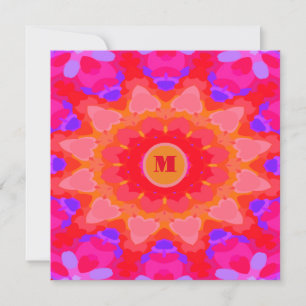Violet, rose et orange